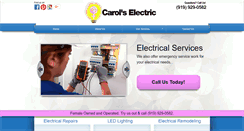 Desktop Screenshot of electricalrepairschapelhill.com